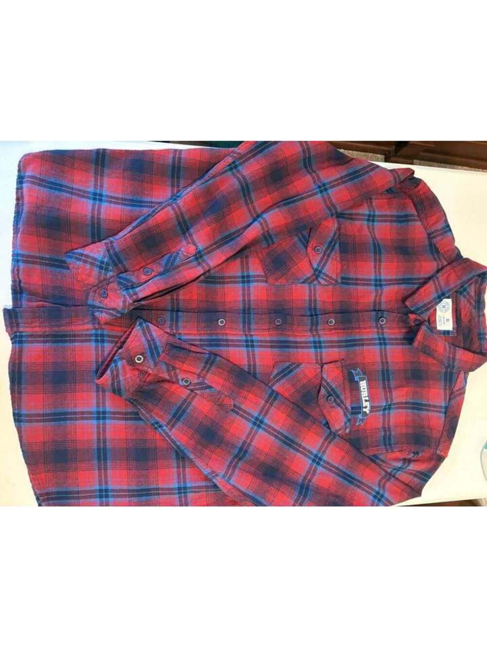 Hurley Plaid Flannel Shirt Size XL